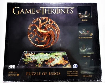 ‌‌‌Game of Thrones 3 Layer Jigsaw Puzzle Essos 1350 Pc & 30 Buildings GOT 2016 - Image 1 of 4