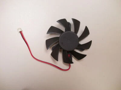 Cooler Fan For XFX HD5750 HD5770 HD7750 HD7770 PLA08015S12HH 75mm Graphics Card - Image 1 of 3