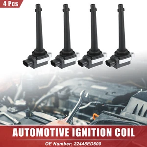 4 Pcs Automotive Ignition Coil Fit for Nissan Tiida 2007-2010 No.22448ED800 - Picture 1 of 7