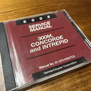 2003 Chrysler 300M Concorde Intrepid Service Manual CD DEALERSHIP Copy ASE Copy - Bild 1 von 5