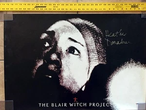 HEATHER DONAHUE SIGNED 34x23 THE BLAIR WITCH PROJECT MOVIE POSTER RARE PSA/DNA - Picture 1 of 3