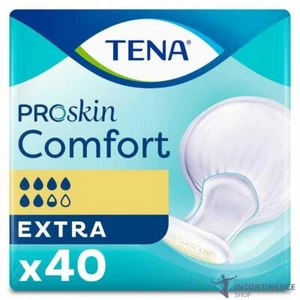 1x TENA ProSkin Comfort Extra - Pack of 40 - Large Incontinence Pads - 2100ml - Picture 1 of 5