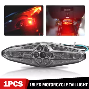 1X LED Motorcycle Brake Stop Running DRL Rear Tail Light ATV Dirt Bike Universal - Picture 1 of 7