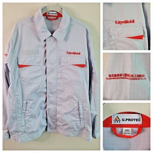 Exxon Mobil Chemiejacke 3XL U Protec Static Huizhou Plant Zip Druckknopf SCHÖN - Bild 1 von 23