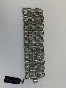 The Limited Damen Cocktailarmband silberfarben funkelnder Edelsteinverschluss Verschluss - Bild 1 von 7