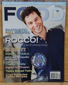 Food Magazine PREVIEW ISSUE Rocco, Alton Brown, Emeril, Michael Chiarello - Imagen 1 de 19