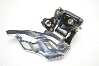 SRAM X9 BICYCLE 2 X 10 SPEED 45T DUAL PULL FRONT DERAILLEUR 31.8 MM CLAMP - Image 1 of 4