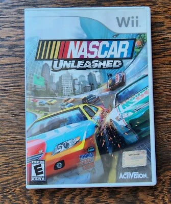 NASCAR Unleashed Nintendo  Wii Game with Case + Manual - Image 1 of 2