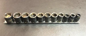 MATCO TOOLS 11-PIECE 3/8"-DRIVE METRIC SHALLOW IMPACT SOCKET 6-POINT SET - Foto 1 di 7