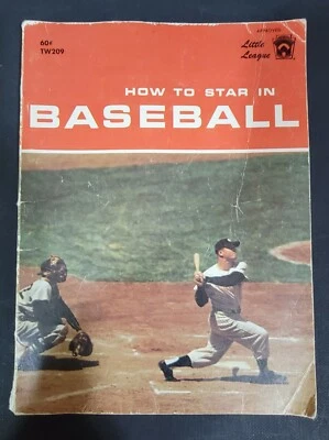 Scholastic Book,How to Star in Baseball, 1960 Mickey Mantle, on cover VINTAGE - Image 1 of 4