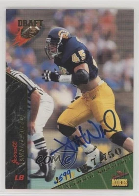 1995 Signature Rookies Signatures /7750 Jerrott Willard #74 Auto - Image 1 of 2