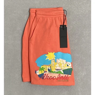 Akoo Evolution Para Hombre Medio Localización Corto Coral Elástico Cordón Cintura NUEVO Foto 1 de 4