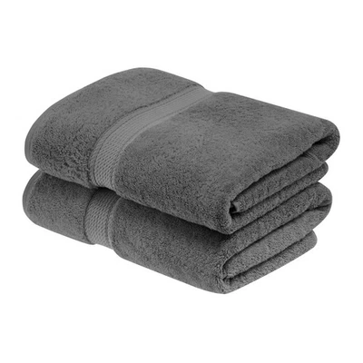 Egyptian Cotton Pile Bath Towel Set of 2, Ultra Soft Luxury Towels, Thick Plu... - Image 1 of 4