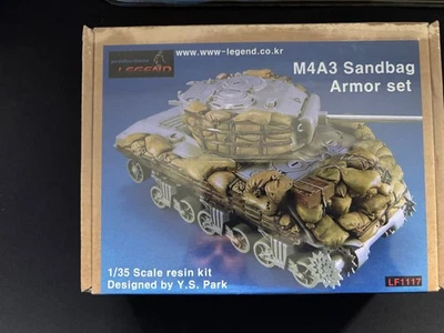 Legen Productions LF 1117 1/35 Resina Sherman M4A3 Bolsa de Arena Armadura Set Kit  - Imagen 1 de 2