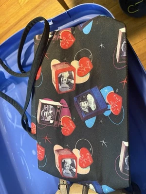I Love Lucy Black Handbag with Scenes From The Show Brand New - Image 1 of 2