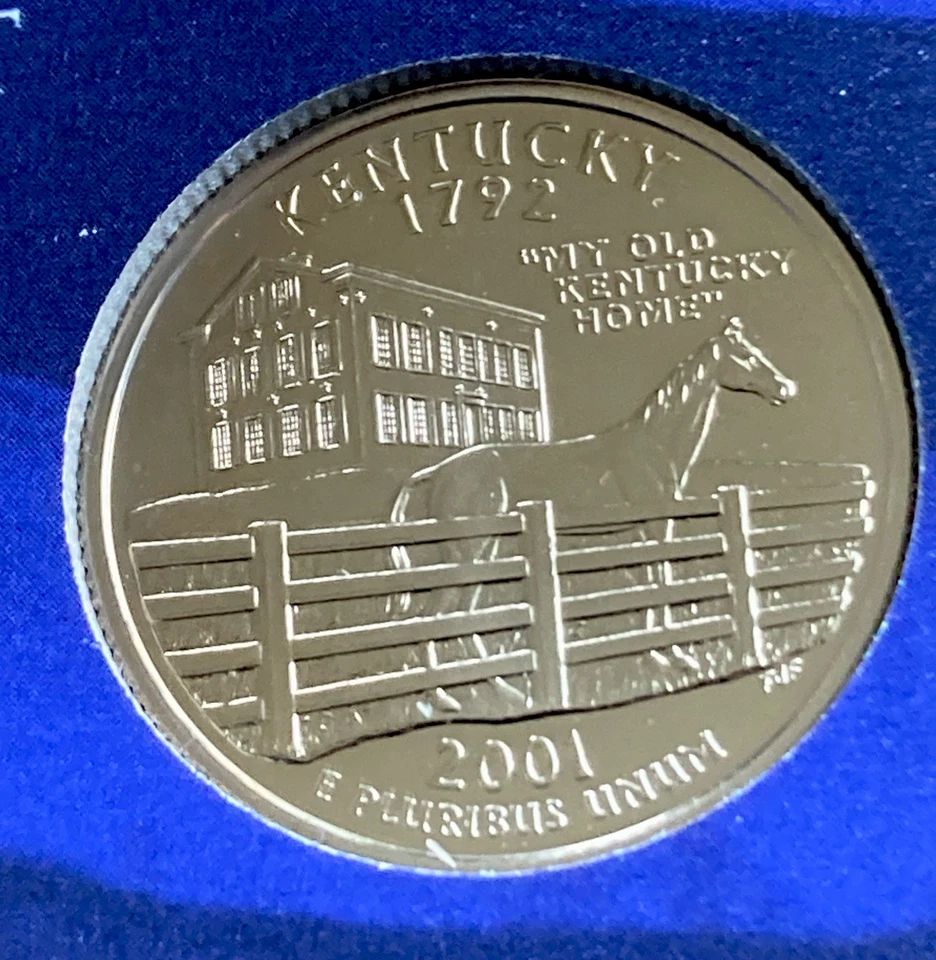2000 S Proof Kentucky Statehood Quarter - From Proof Set Free Shipping - Image 1 of 2