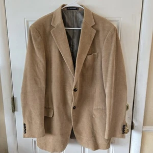 Dockers Suit Jacket Tan Corduroy Sport Coat Blazer 2 Button See Description  - Picture 1 of 6