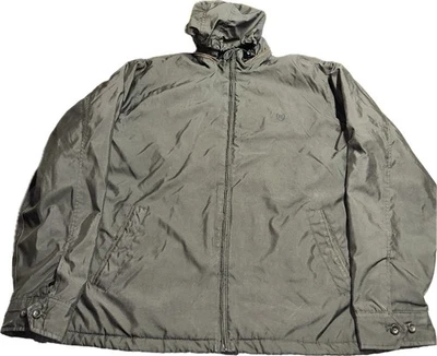 Abrigo Chaqueta Chaps Con Capucha Cremallera Completa Para Hombre Talla 2XL Negro Poliéster Carcasa Suave Foto 1 de 4