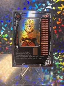 Broly Lv2 Hi-Tech Foil Promo #F1 Limited Dragon Ball Z/GT Score DBZ Ccg - Picture 1 of 2