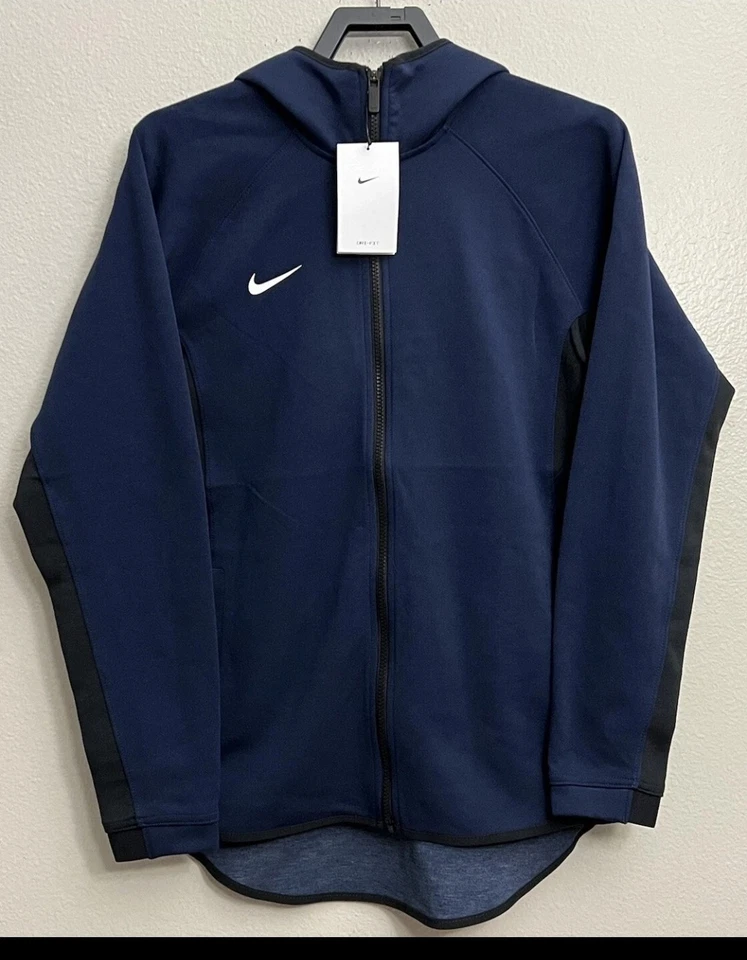 Sudadera con capucha Nike Dry-Fit cremallera completa para hombre grande CQ0306-419 azul marino  Foto 1 de 4