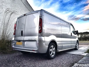 Side Bars For Vauxhall Opel Vivaro LWB 2002 - 2014 Polished Stainless Van Skirts - Picture 1 of 12