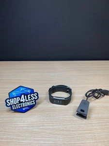 Rastreador de actividad física ritmo cardíaco Fitbit Charge 2 negro L/G FB407 con cargador - Imagen 1 de 6