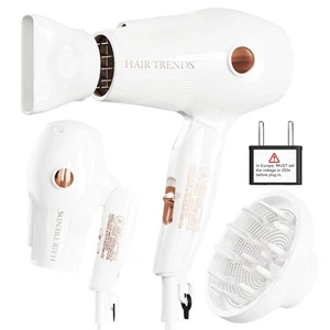 Travel Hair Dryer Mini with Diffuser&Concentrator,110~250V Dual Voltage Blow ... - Picture 1 of 7