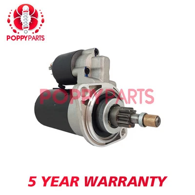 Fits VW Transporter Transporter/Caravelle 1.9 2.1 Starter Motor Poppy - Image 1 of 4