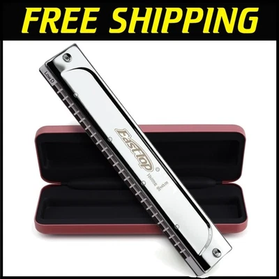 Trémolo armónica sensible de 24 agujeros - perfecta para profesionales y estudiantes Foto 1 de 4