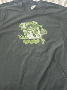 Vintage Frogger Atari State Lottery Large Soft Shirt - Picture 1 of 1