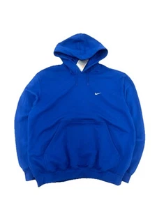 Nike 00s Royal Blue Men’s Hoodie DS Size XL - Picture 1 of 6