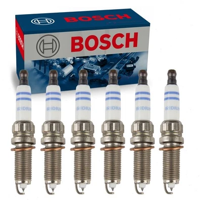 6 bujías de iridio dobles Bosch para Mercedes-Benz GL450 2015-2016 3,0 L gu Foto 1 de 4