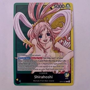 One Piece CCG Shirahoshi OP11-022 A Fist of Divine Speed Líder Regular Inglés - Imagen 1 de 2
