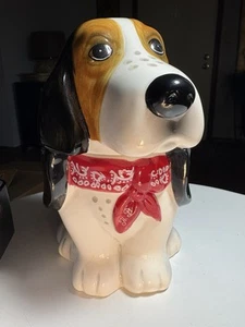 Pioneer Woman “ Henry The Basset Hound” Candy, Cookie And Treat Holder 8.5”x 6” - Picture 1 of 11