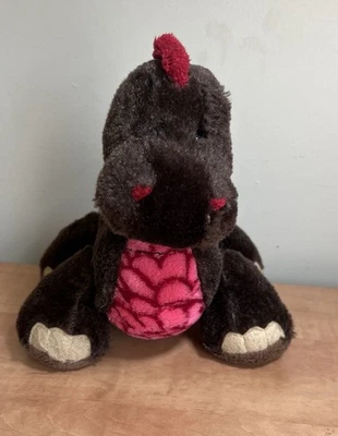 GANZ Webkinz Cocoa Dinosaur Plush Toy Stuffed Animal Brown Red NO CODE - Image 1 of 4