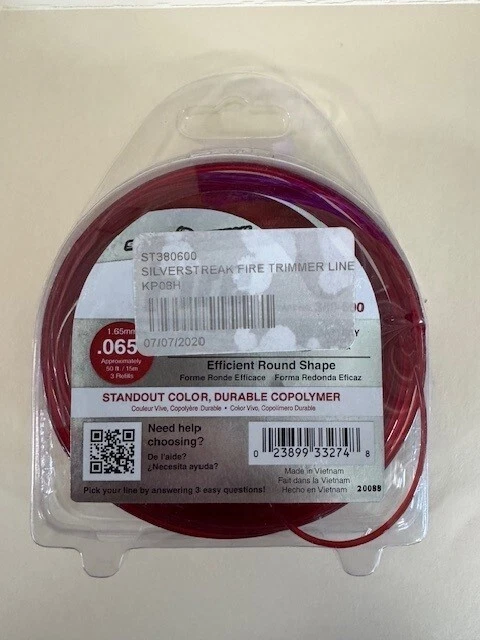 STENS SILVER STREAK FIRE 380-600 LÍNEA DE RECORTADORA .065" 50 FT TOTE1 Foto 1 de 1