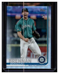 2019 Topps Update Rainbow Foil #US11 Brandon Brennan - Seattle Mariners RC - Picture 1 of 2