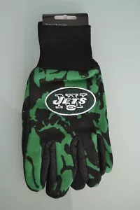 NFL New York Jets Camo Sport Utility Gloves NWT - Picture 1 of 5