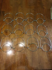 12 Pack Stainless Steel Wire Handlle Mason Jar Hanger WEDDINGS YARD DECORATIONS - Picture 1 of 2