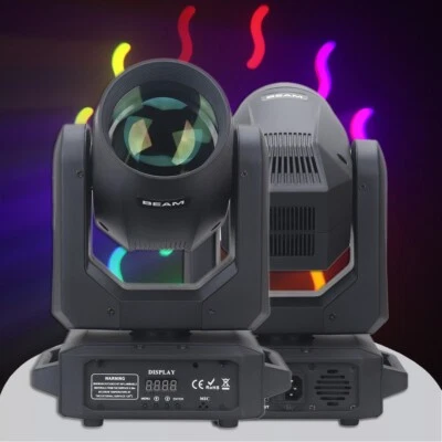 200W LED Moving Head Light - 18 Prisms DMX DJ Wedding Bar Events - Image 1 of 4