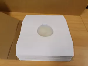 100 DELUXE POLYLINED ANTISTATIC PAPER LP INNER SLEEVES FOR 12" RECORDS - Foto 1 di 2