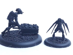 WYRD GAMES MALIFAUX ARCANIST WILLIE & METAL GAMIN. ASSEMBLED. BROWN 639 - Picture 1 of 3