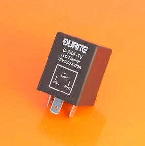 Genuine Durite 0-744-10 Relay 12V 20 Amp 3 Pin Relay LED Flasher Unit - Picture 1 of 4
