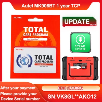 Autel MaxiCOM MK906BT [ One Year ] Update Service TCP Card Program - Image 1 of 4