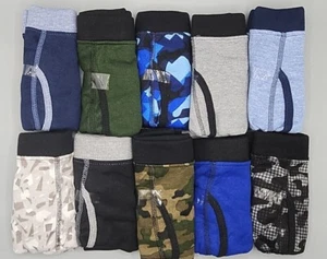 Hanes Boys Boxer Briefs 10-Pack Comfort Fit Tagless Assorted Printed. Open Box - Picture 1 of 3