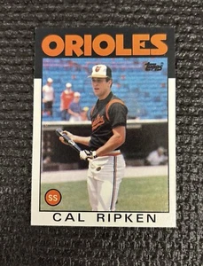 1986 Topps #340 Cal Ripken Jr Baltimore Orioles HOF Legend quasi nuovo-MT - Foto 1 di 2