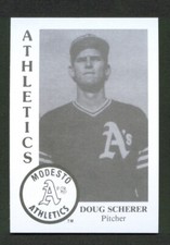 1984 Chong MODESTO Athletics #20 DOUG SCHERER San Jose CALIFORNIA