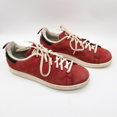 Scarpe da ginnastica Adidas Originals Stan Smith B24715 rosse basse stringate taglia 7