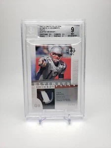 2007 Ultimate Collection TOM BRADY GU Patch Ultimate Achievements #d /99 BGS 9 - Picture 1 of 2