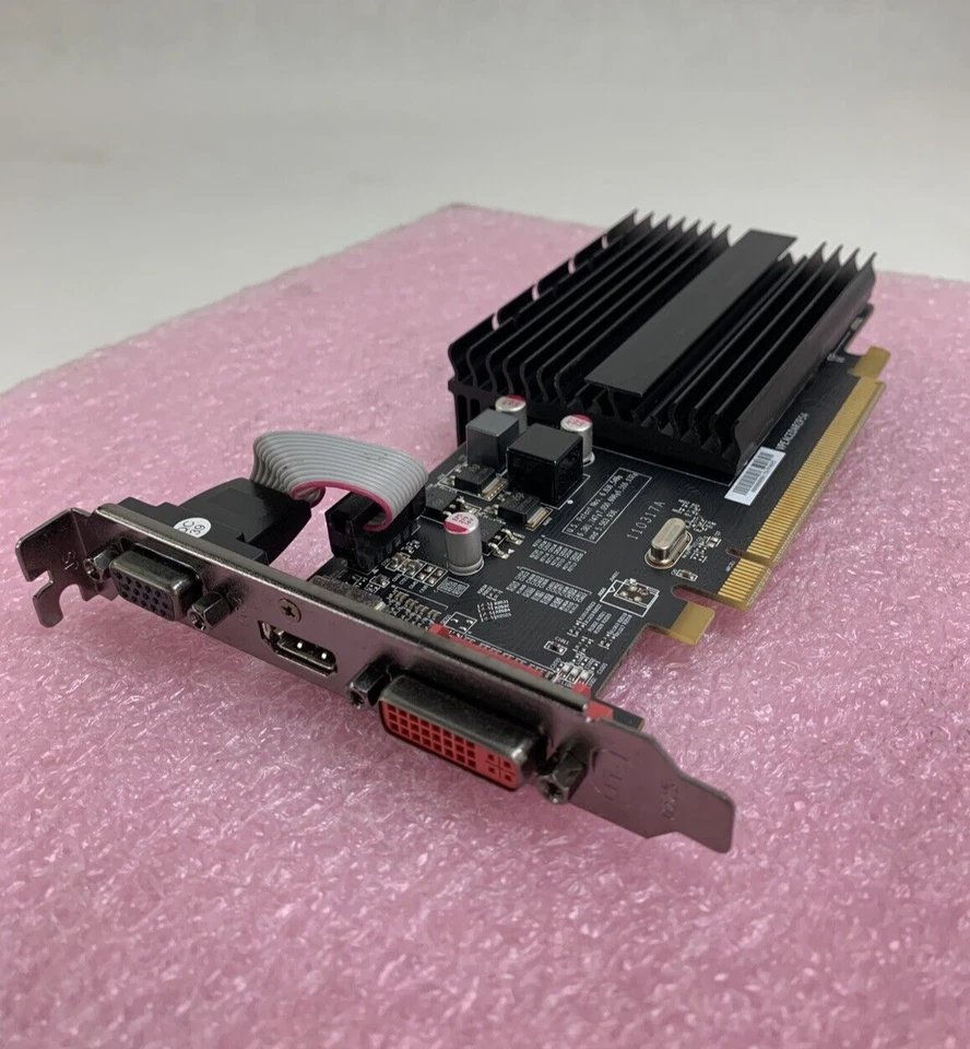 XFX AMD Radeon VPEACEDAR2PS4 1 GB DDR3 PCI-E Video Card - Image 1 of 4